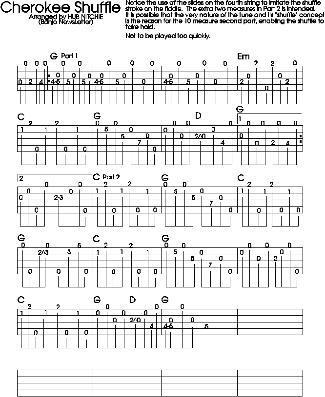 Free bluegrass fiddle tabs